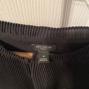 Ann Taylor black loose blouse size small